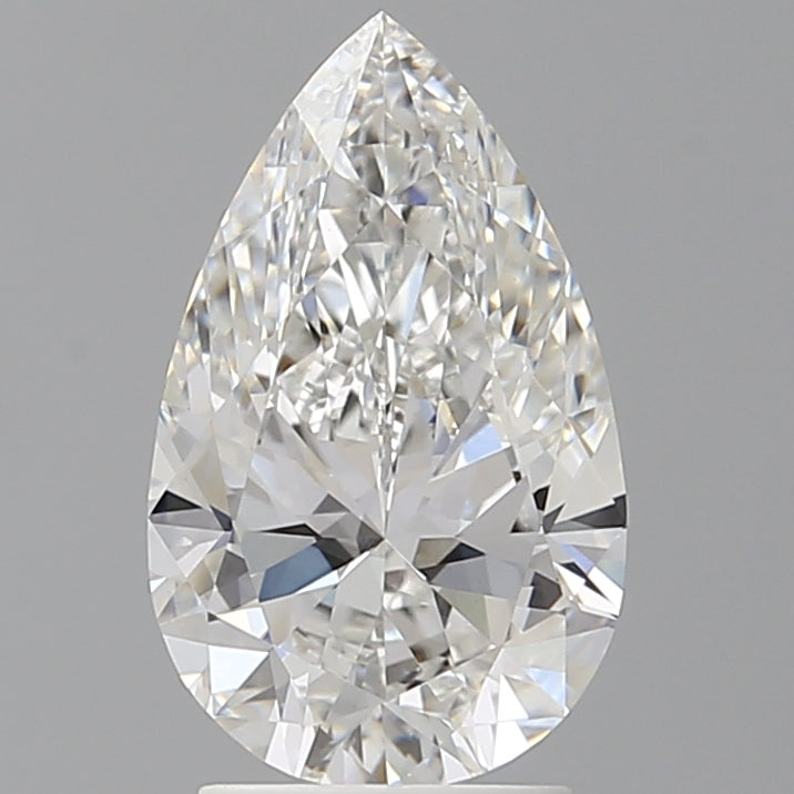 2.59 Carat Pear Shaped, Ideal Cut, E Color, VVS2 Clarity, IGI Certified Lab Grown Diamond