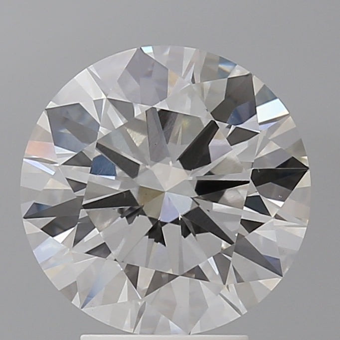 4.09 Carat Round Shaped, Ideal Cut, E Color, VVS2 Clarity, IGI Certified Lab Grown Diamond