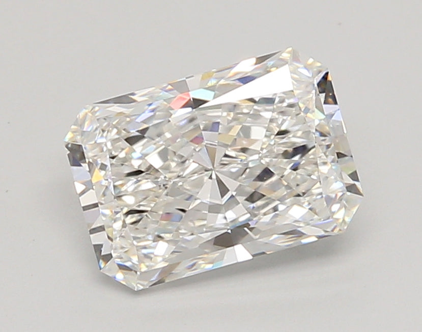 2.06 Carat Radiant Shaped, Ideal Cut, E Color, VVS1 Clarity, IGI Certified Lab Grown Diamond