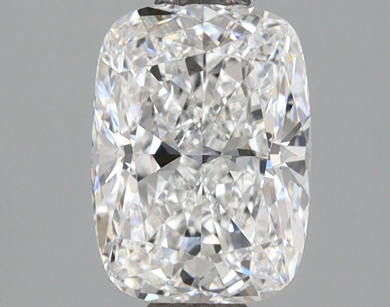 1.61 Carat Cushion Shaped, Ideal Cut, D Color, VVS2 Clarity, IGI Certified Lab Grown Diamond
