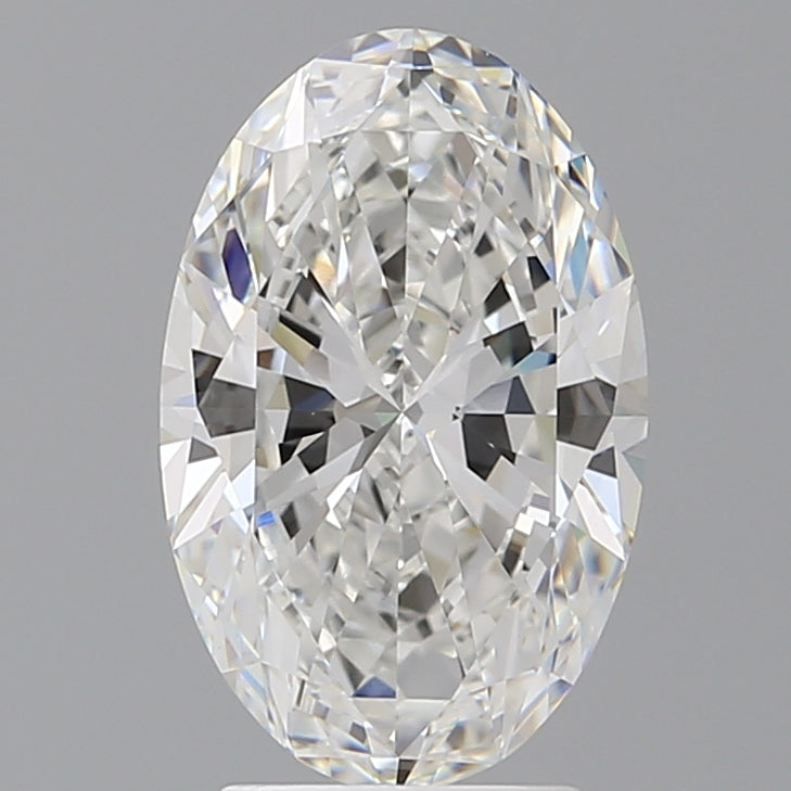 3.10 Carat Oval Shaped, Ideal Cut, E Color, VVS2 Clarity, IGI Certified Lab Grown Diamond