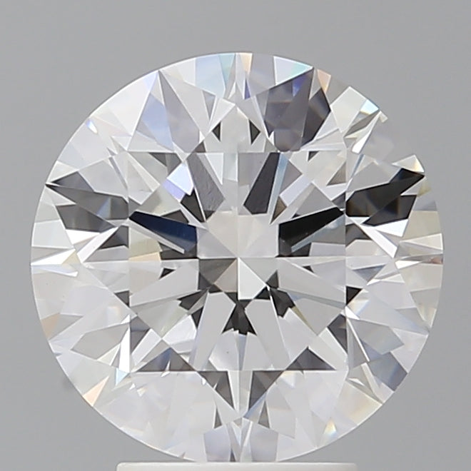 4.02 Carat Round Shaped, Ideal Cut, E Color, VVS2 Clarity, IGI Certified Lab Grown Diamond
