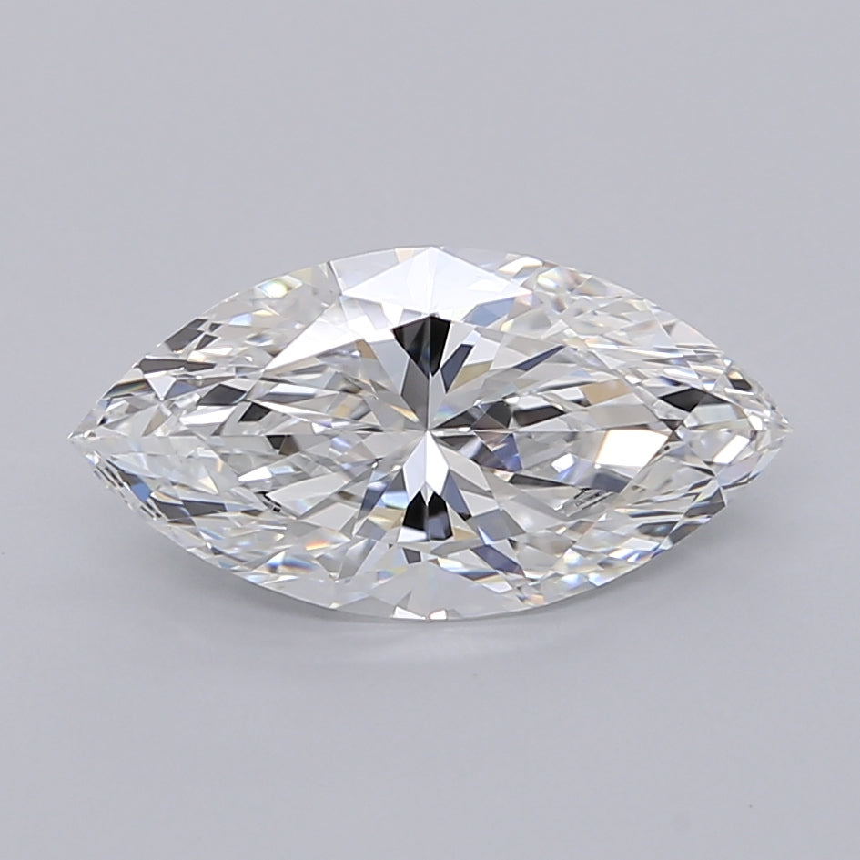 2.51 Carat Marquise Shaped, Ideal Cut, E Color, VVS2 Clarity, IGI Certified Lab Grown Diamond