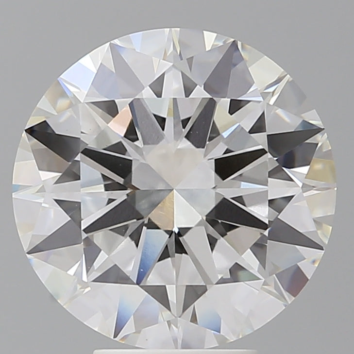 6.05 Carat Round Shaped, Excellent Cut, F Color, VVS2 Clarity, IGI Certified Lab Grown Diamond