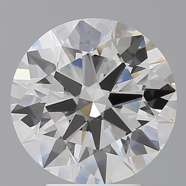 4.03 Carat Round Shaped, Ideal Cut, F Color, VVS2 Clarity, IGI Certified Lab Grown Diamond