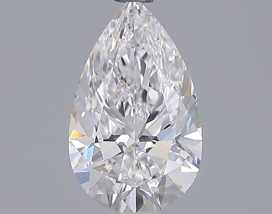 1.56 Carat Pear Shaped, Ideal Cut, D Color, VVS2 Clarity, IGI Certified Lab Grown Diamond