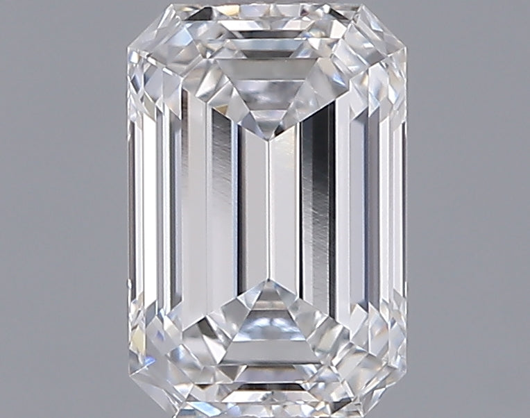1.02 Carat Emerald Shaped, Ideal Cut, D Color, VVS1 Clarity, IGI Certified Lab Grown Diamond