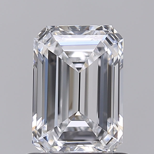1.02 Carat Emerald Shaped, Ideal Cut, D Color, IF Clarity, IGI Certified Lab Grown Diamond