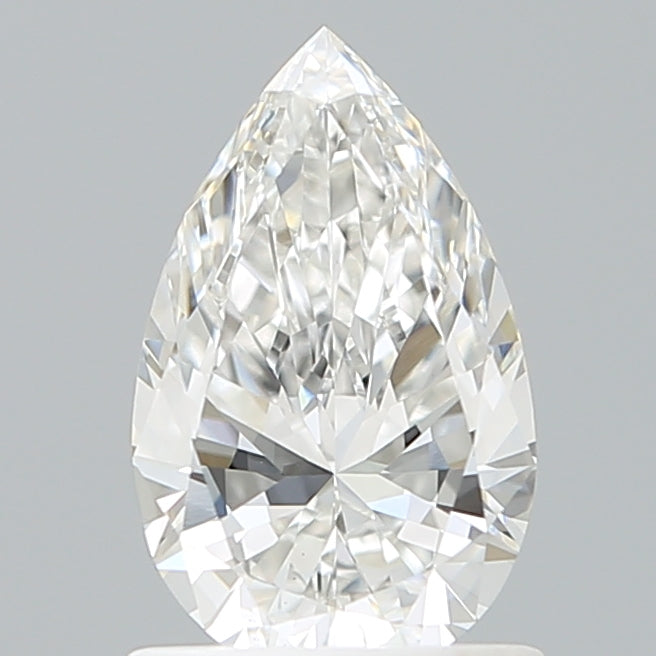 1.01 Carat Pear Shaped, Very Good Cut, E Color, VS1 Clarity, IGI Certified Lab Grown Diamond