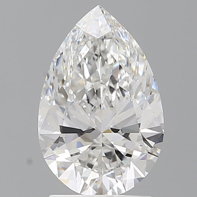 2.09 Carat Pear Shaped, Ideal Cut, E Color, VVS2 Clarity, IGI Certified Lab Grown Diamond