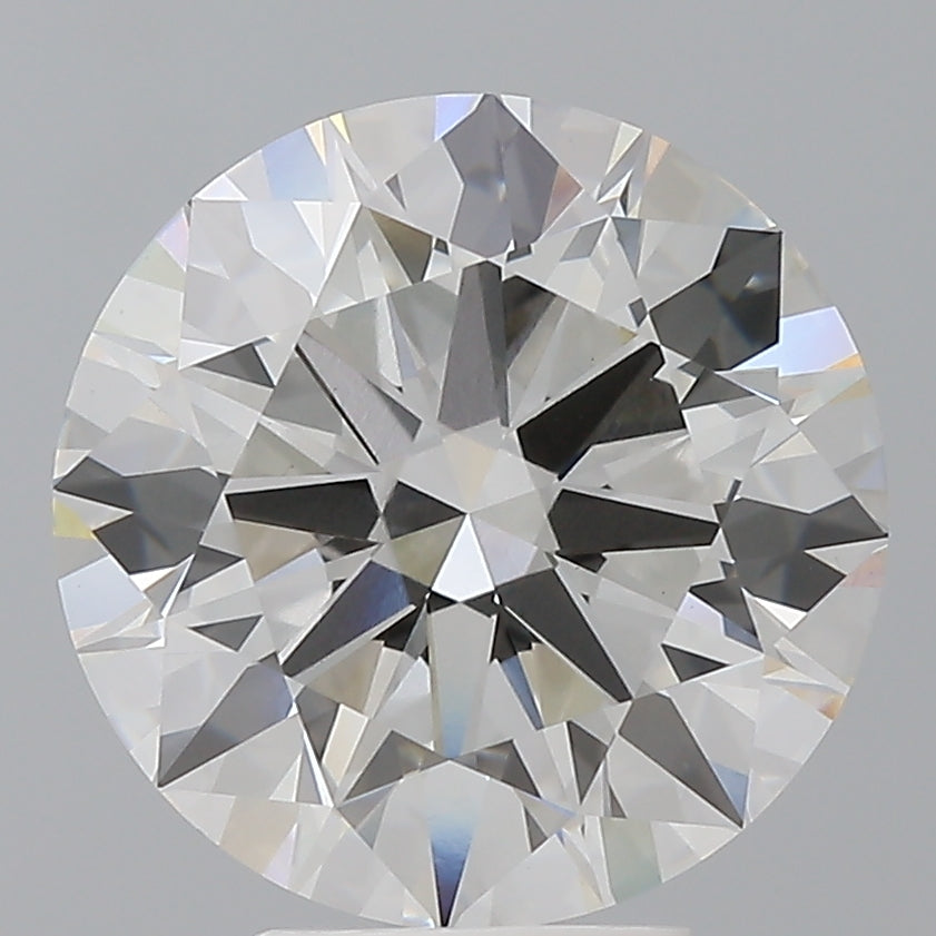 5.56 Carat Round Shaped, Ideal Cut, F Color, VVS2 Clarity, IGI Certified Lab Grown Diamond