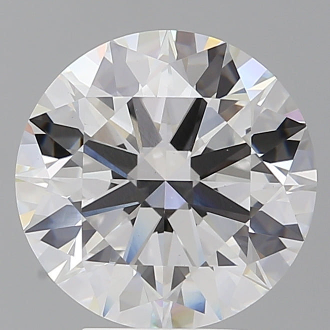 4.53 Carat Round Shaped, Ideal Cut, F Color, VS1 Clarity, IGI Certified Lab Grown Diamond