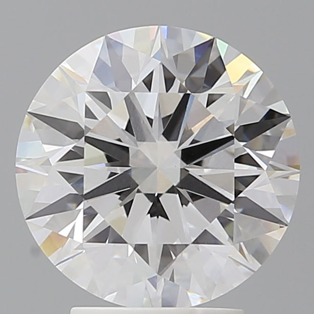 3.59 Carat Round Shaped, Ideal Cut, F Color, VVS2 Clarity, IGI Certified Lab Grown Diamond