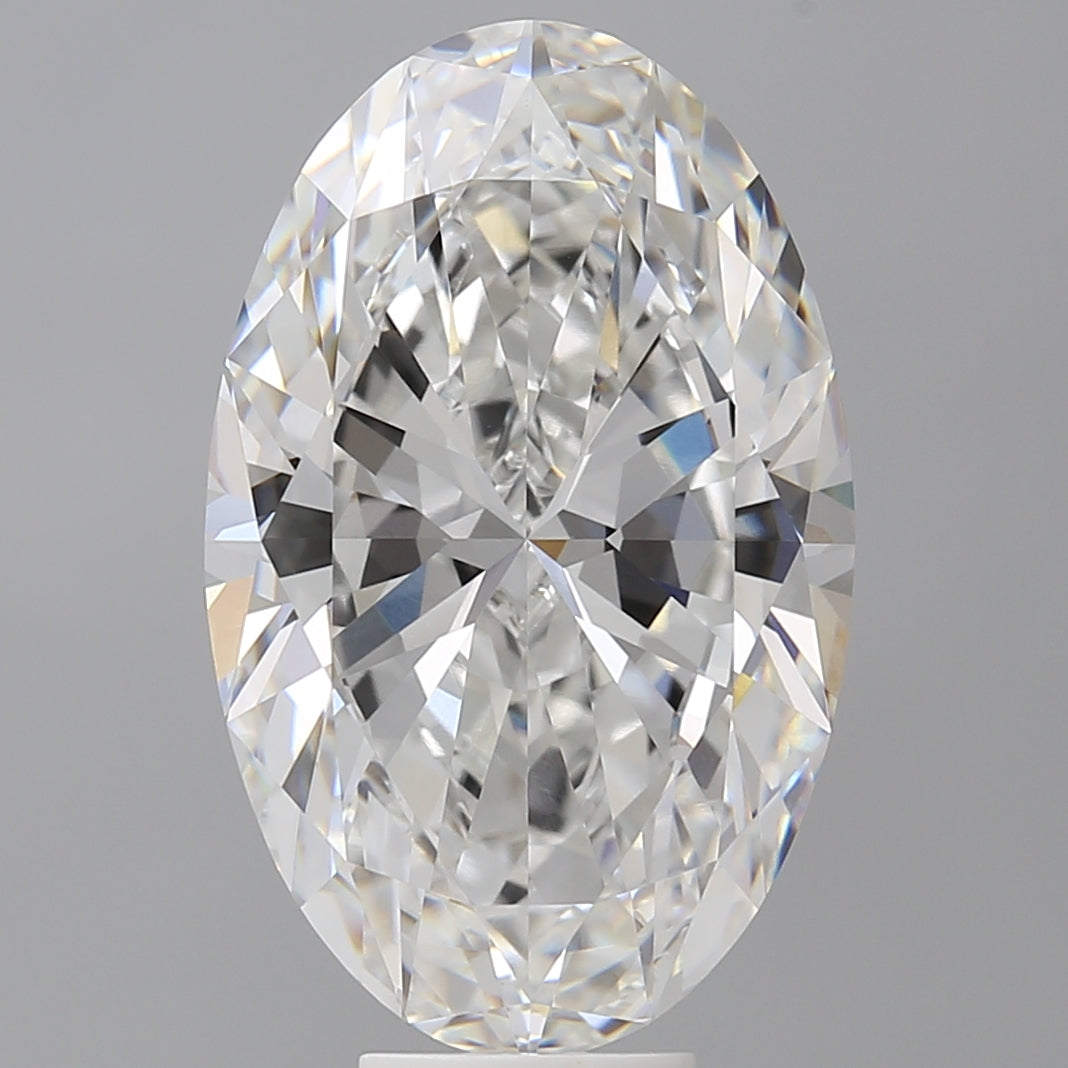 9.09 Carat Oval Shaped, Ideal Cut, E Color, VVS1 Clarity, IGI Certified Lab Grown Diamond