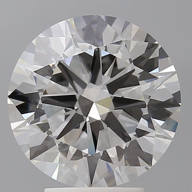 4.01 Carat Round Shaped, Excellent Cut, F Color, VVS2 Clarity, IGI Certified Lab Grown Diamond