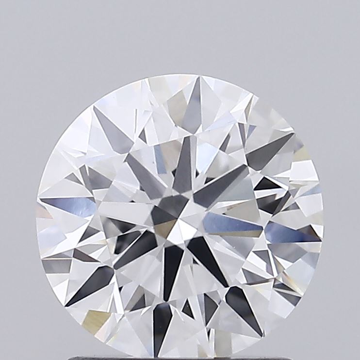 1.54 Carat Round Shaped, Ideal Cut, D Color, VS1 Clarity, IGI Certified Lab Grown Diamond