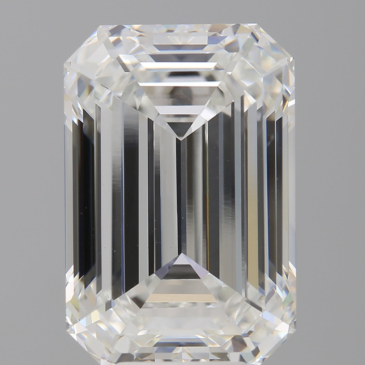 8.54 Carat Emerald Shaped, Ideal Cut, F Color, VVS2 Clarity, IGI Certified Lab Grown Diamond