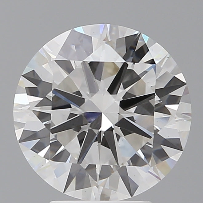 4.04 Carat Round Shaped, Excellent Cut, E Color, VS2 Clarity, IGI Certified Lab Grown Diamond