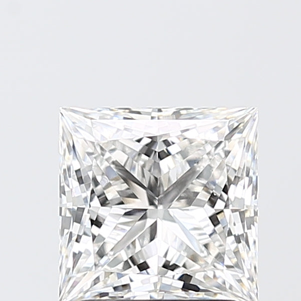 2.09 Carat Princess Shaped, Ideal Cut, F Color, VS1 Clarity, IGI Certified Lab Grown Diamond