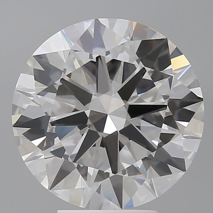 5.52 Carat Round Shaped, Excellent Cut, F Color, VVS2 Clarity, IGI Certified Lab Grown Diamond