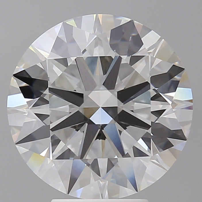 5.57 Carat Round Shaped, Ideal Cut, F Color, VVS2 Clarity, IGI Certified Lab Grown Diamond