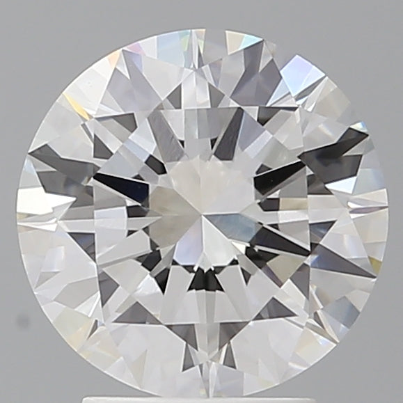 3.02 Carat Round Shaped, Excellent Cut, F Color, VVS2 Clarity, IGI Certified Lab Grown Diamond