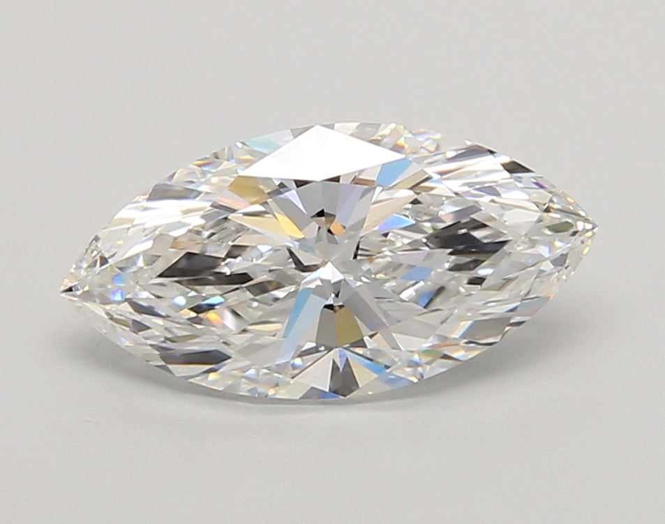 2.01 Carat Marquise Shaped, Ideal Cut, E Color, VVS1 Clarity, IGI Certified Lab Grown Diamond