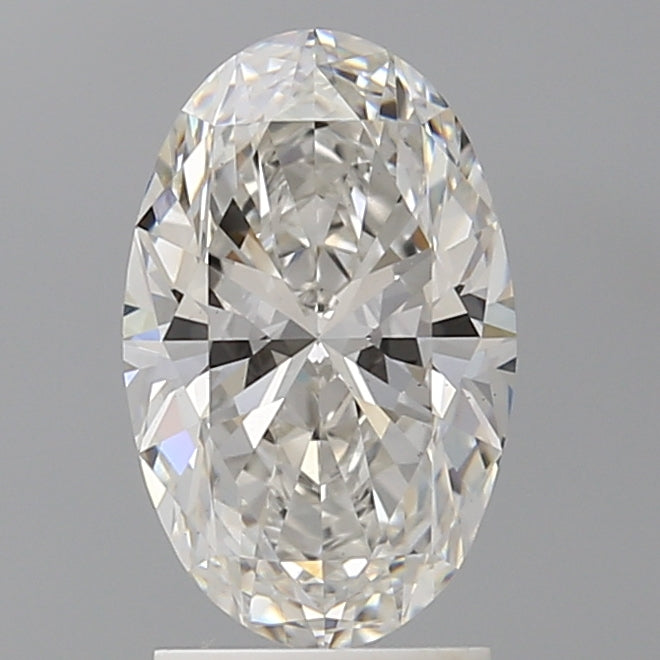 2.10 Carat Oval Shaped, Ideal Cut, F Color, VS1 Clarity, IGI Certified Lab Grown Diamond