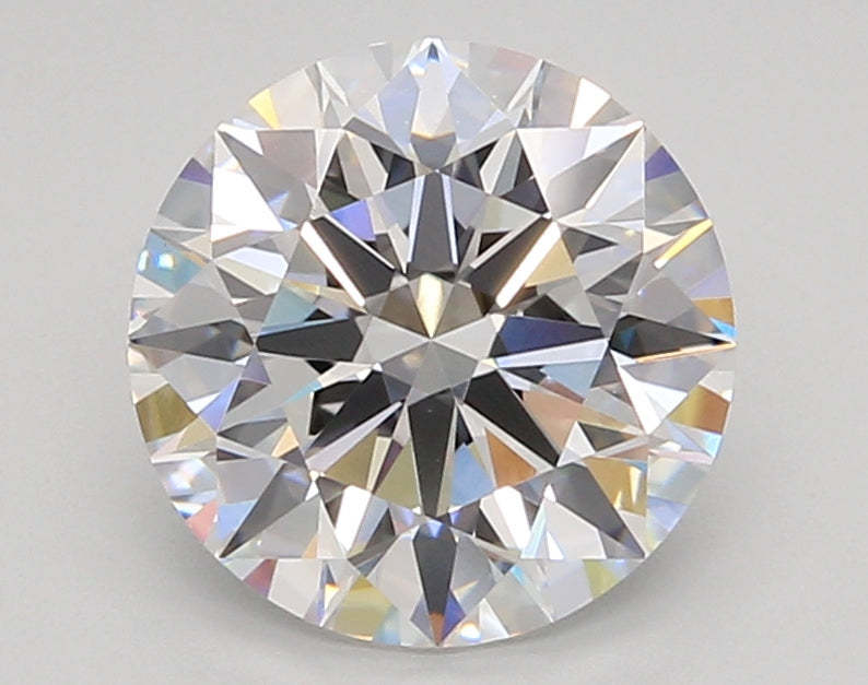 3.03 Carat Round Shaped, Ideal Cut, E Color, VVS2 Clarity, IGI Certified Lab Grown Diamond