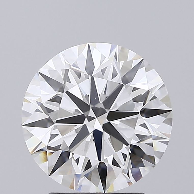 3.02 Carat Round Shaped, Excellent Cut, F Color, VVS2 Clarity, IGI Certified Lab Grown Diamond