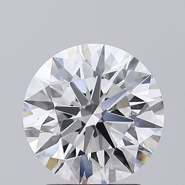 2.03 Carat Round Shaped, Ideal Cut, F Color, VS1 Clarity, IGI Certified Lab Grown Diamond