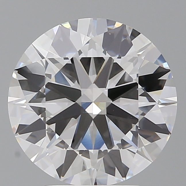 4.06 Carat Round Shaped, Ideal Cut, E Color, VVS2 Clarity, IGI Certified Lab Grown Diamond
