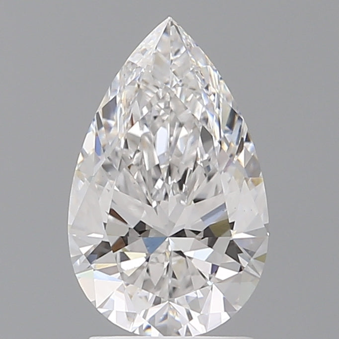2.10 Carat Pear Shaped, Ideal Cut, E Color, VVS2 Clarity, IGI Certified Lab Grown Diamond