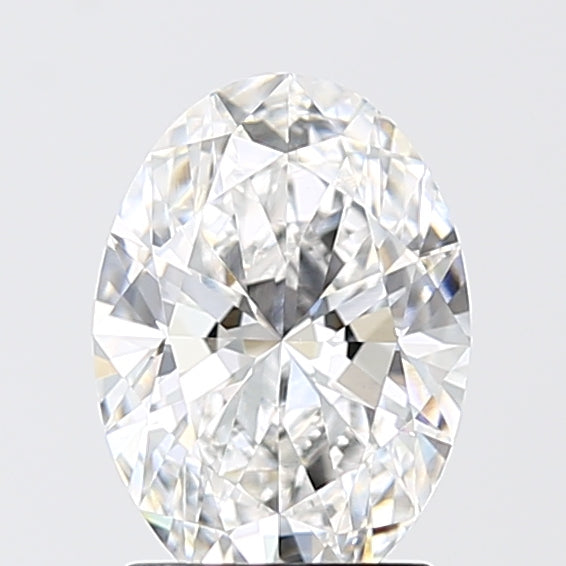 1.60 Carat Oval Shaped, Ideal Cut, E Color, VVS2 Clarity, IGI Certified Lab Grown Diamond
