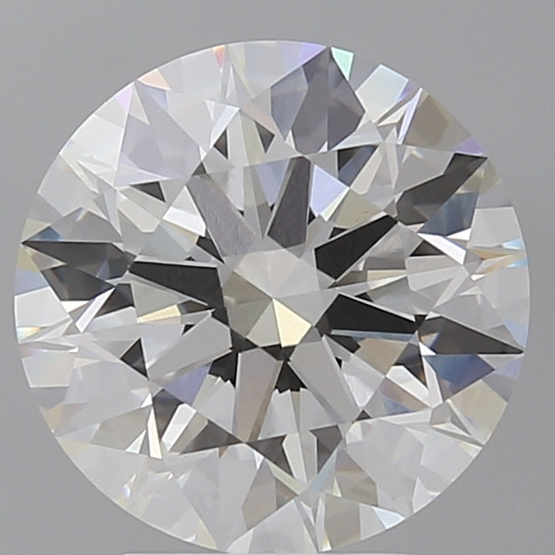 4.10 Carat Round Shaped, Ideal Cut, E Color, VVS2 Clarity, IGI Certified Lab Grown Diamond