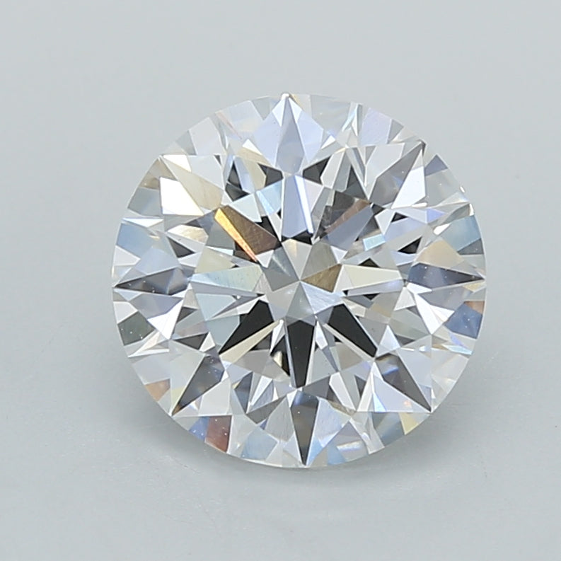 2.05 Carat Round Shaped, Ideal Cut, D Color, VVS2 Clarity, IGI Certified Lab Grown Diamond