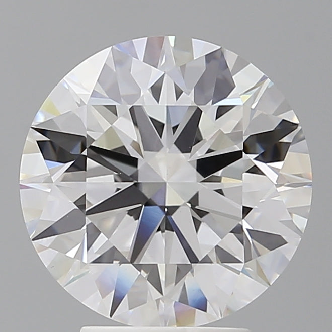 4.09 Carat Round Shaped, Ideal Cut, E Color, VVS2 Clarity, IGI Certified Lab Grown Diamond