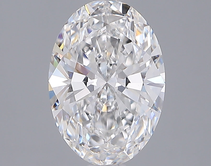 1.86 Carat Oval Shaped, Ideal Cut, E Color, VVS2 Clarity, IGI Certified Lab Grown Diamond