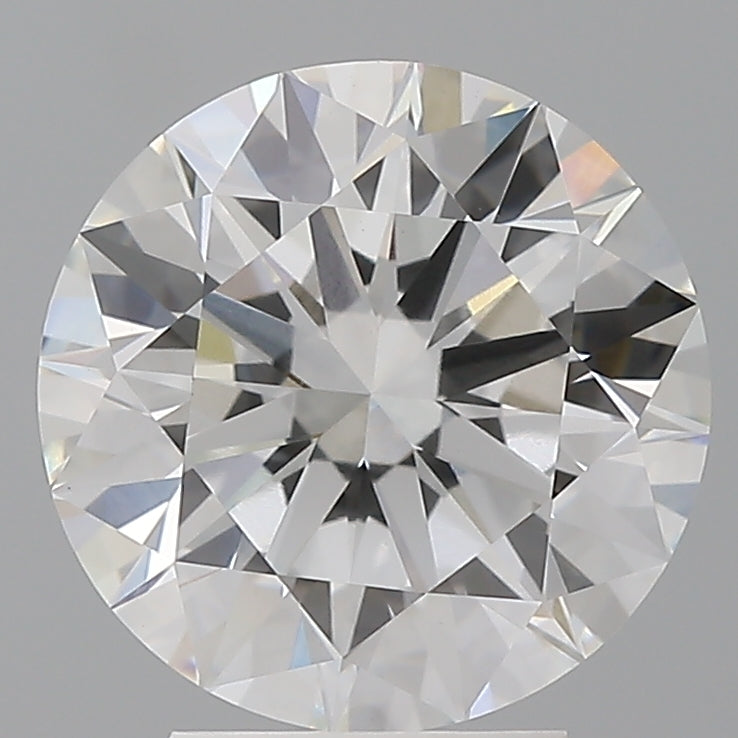 4.02 Carat Round Shaped, Ideal Cut, E Color, VVS2 Clarity, IGI Certified Lab Grown Diamond