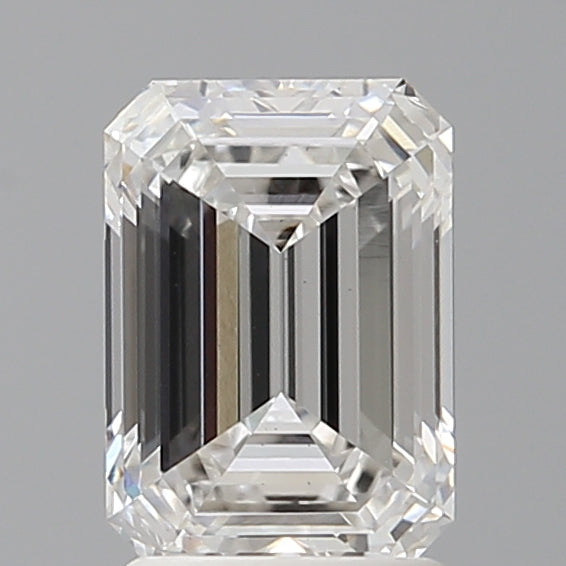 2.09 Carat Emerald Shaped, Ideal Cut, E Color, VVS2 Clarity, IGI Certified Lab Grown Diamond