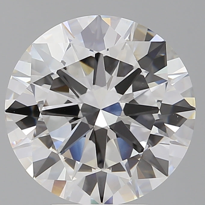 5.04 Carat Round Shaped, Excellent Cut, E Color, VVS2 Clarity, IGI Certified Lab Grown Diamond