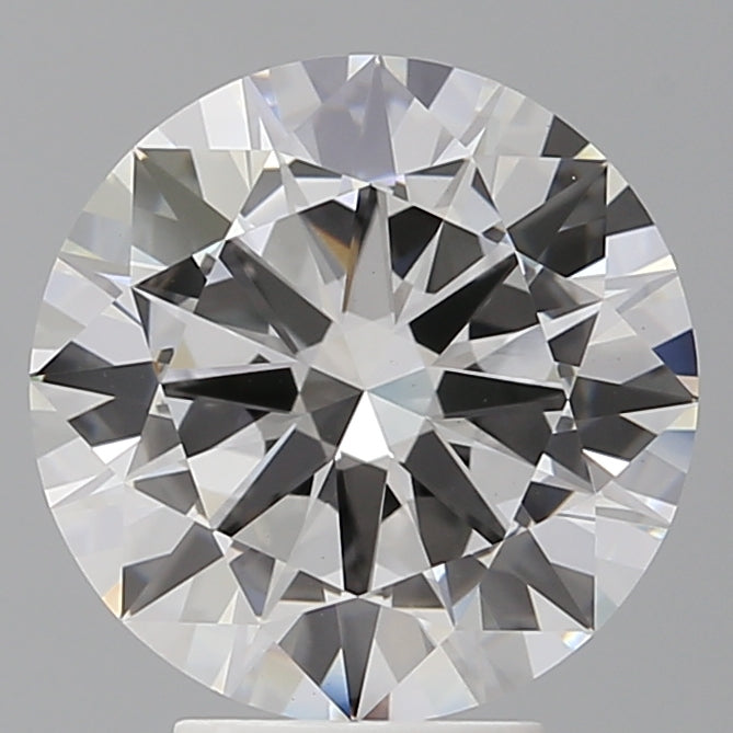4.42 Carat Round Shaped, Excellent Cut, F Color, VS1 Clarity, IGI Certified Lab Grown Diamond