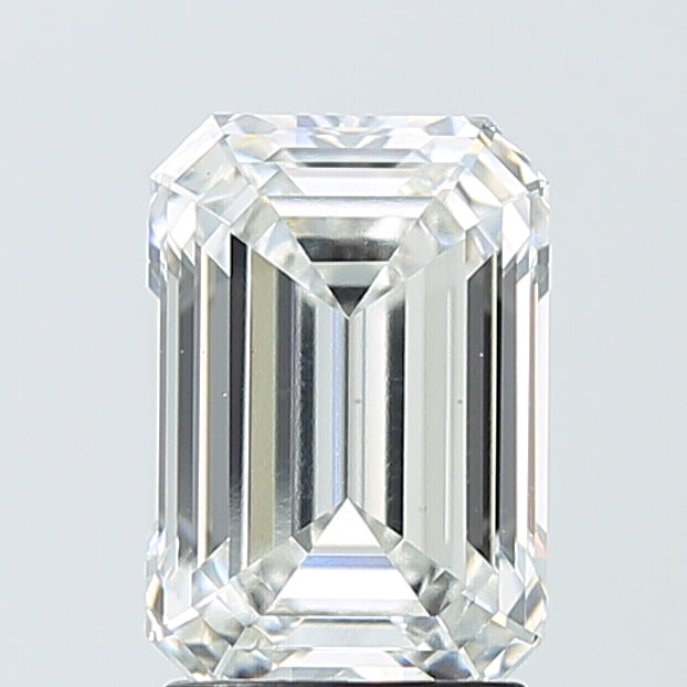 2.53 Carat Emerald Shaped, Ideal Cut, E Color, VS1 Clarity, IGI Certified Lab Grown Diamond