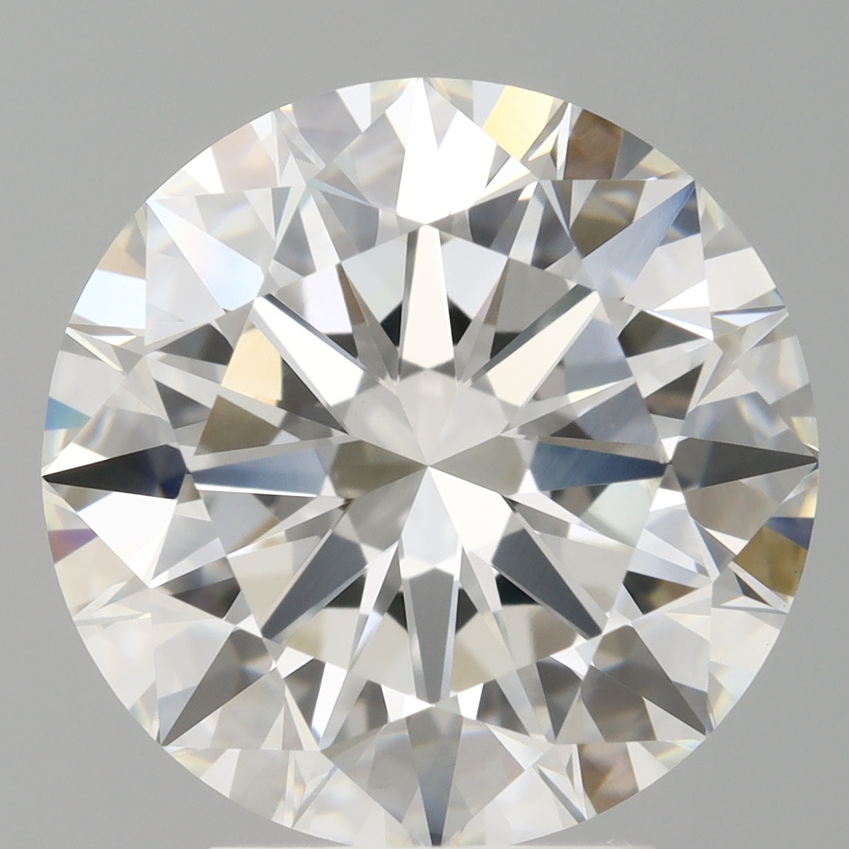 4.02 Carat Round Shaped, Excellent Cut, F Color, VVS2 Clarity, IGI Certified Lab Grown Diamond