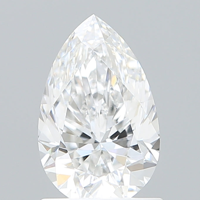 1.26 Carat Pear Shaped, Very Good Cut, D Color, VVS2 Clarity, IGI Certified Lab Grown Diamond