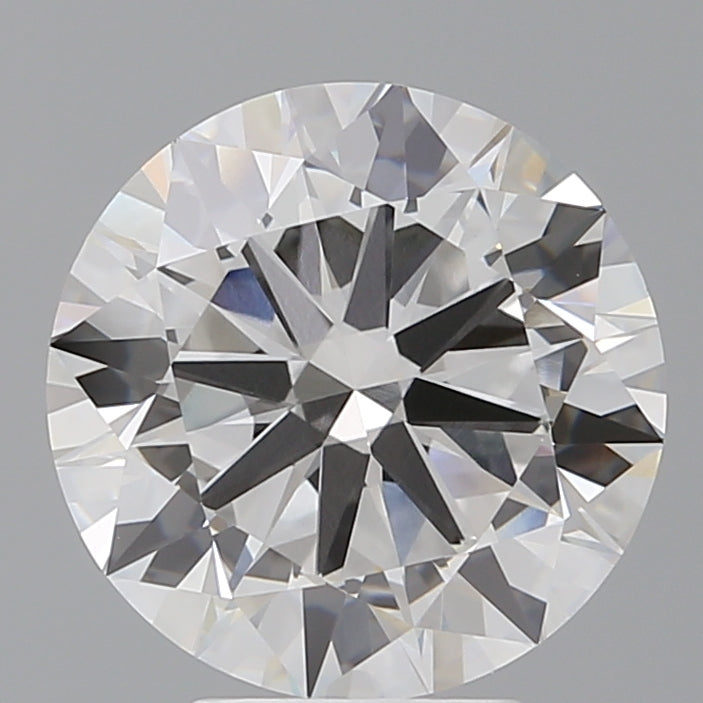 5.04 Carat Round Shaped, Excellent Cut, F Color, VVS2 Clarity, IGI Certified Lab Grown Diamond