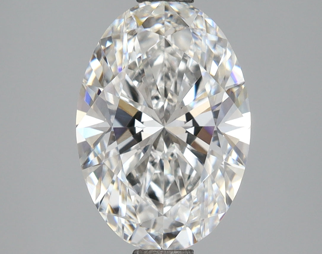 2.51 Carat Oval Shaped, Ideal Cut, E Color, VVS2 Clarity, IGI Certified Lab Grown Diamond