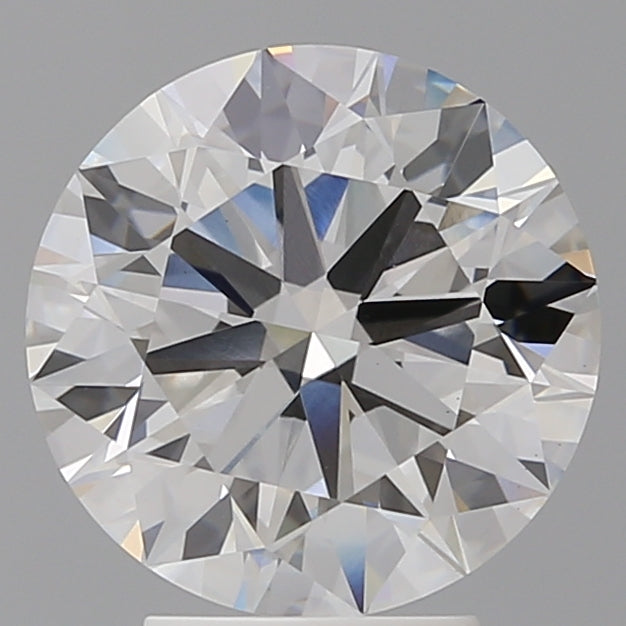 4.01 Carat Round Shaped, Ideal Cut, F Color, VVS2 Clarity, IGI Certified Lab Grown Diamond
