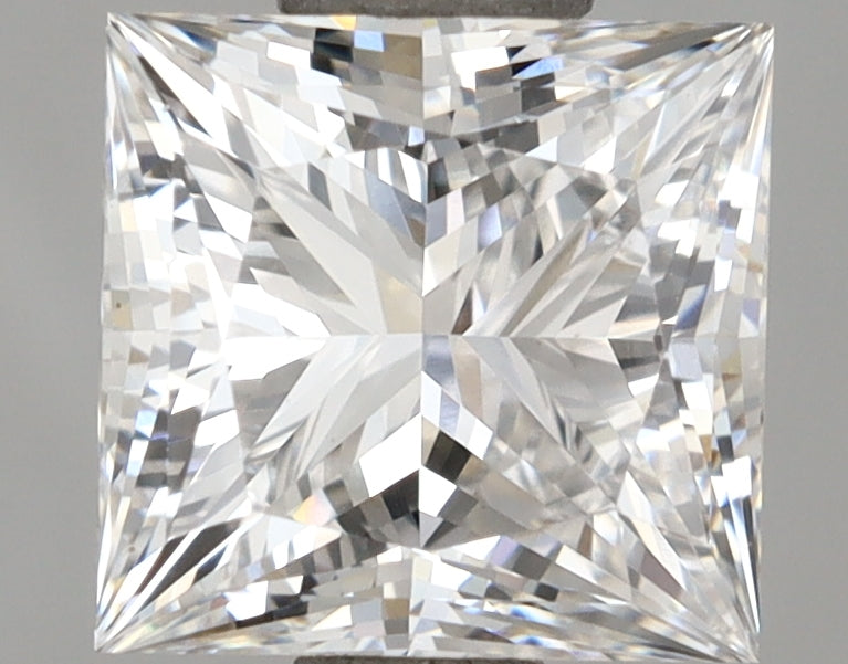 1.55 Carat Princess Shaped, Excellent Cut, E Color, VVS1 Clarity, IGI Certified Lab Grown Diamond