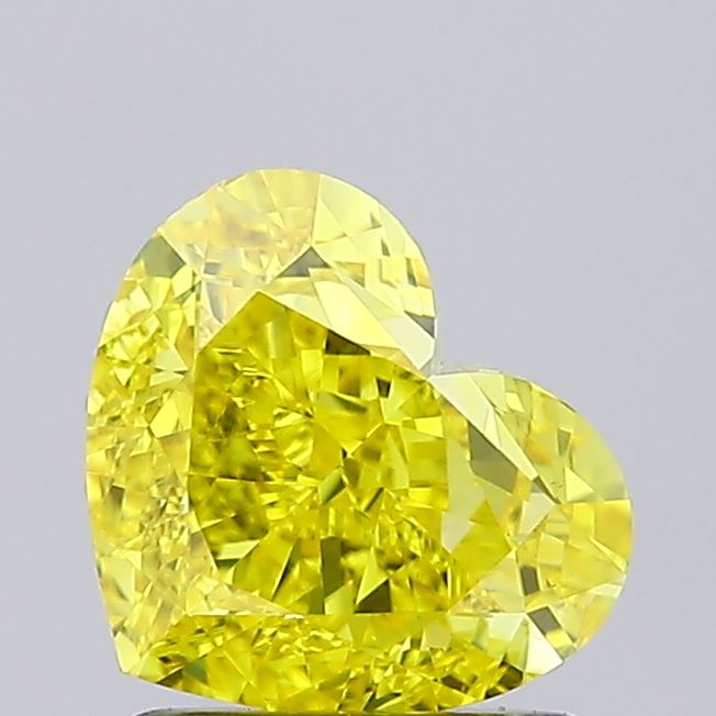 1.66 Carat Heart Shaped, Ideal Cut, VS1 Clarity, IGI Certified Lab Grown Diamond